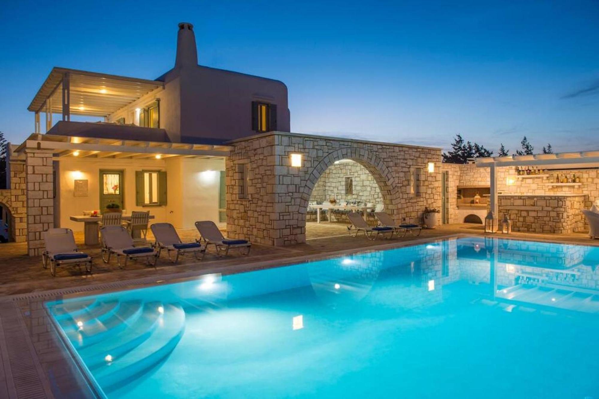 Villa Dionysos In Aliki 外观 照片