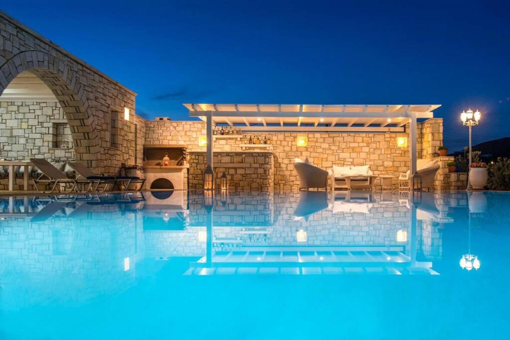 Villa Dionysos In Aliki 外观 照片