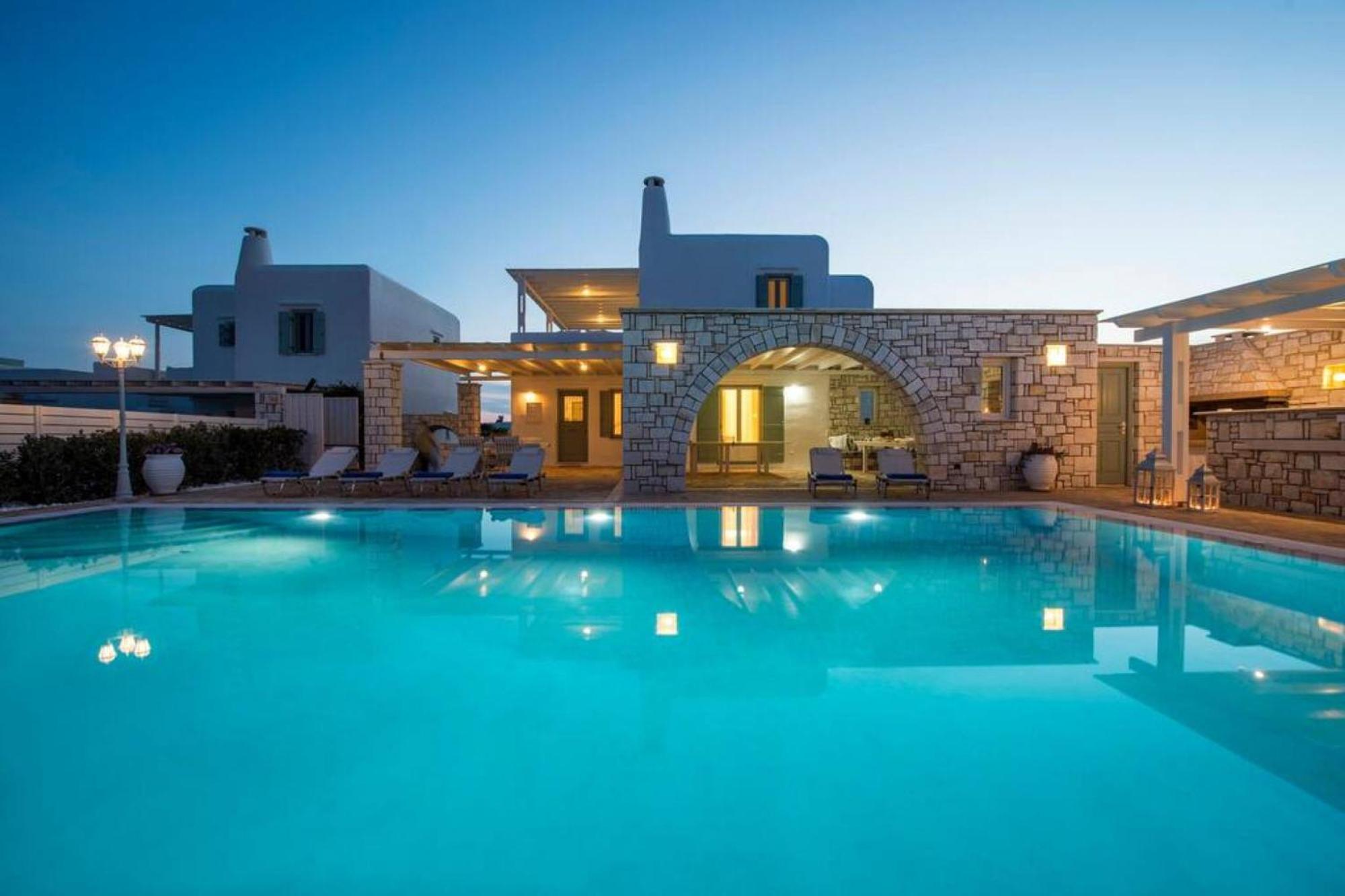 Villa Dionysos In Aliki 外观 照片