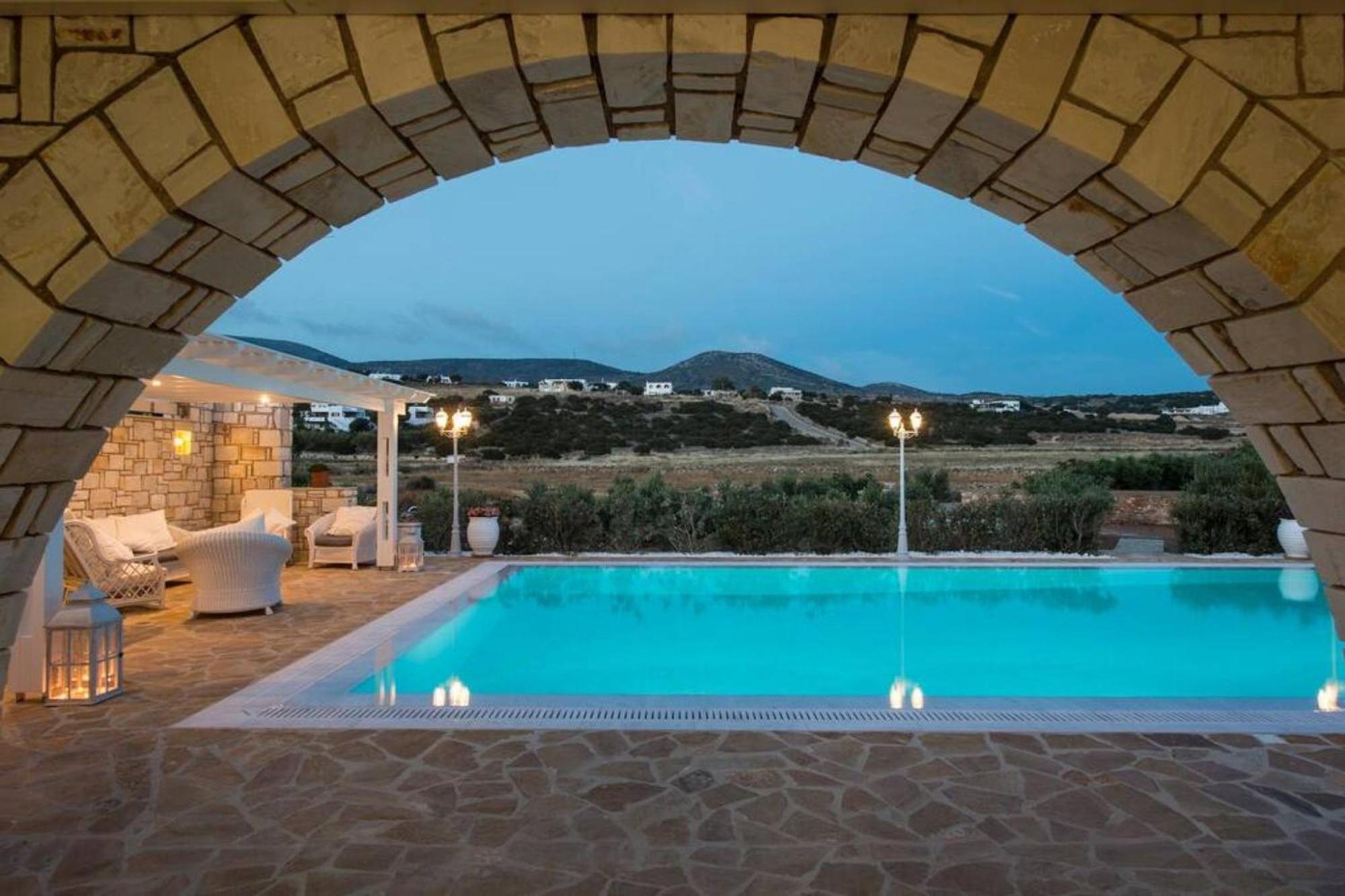 Villa Dionysos In Aliki 外观 照片