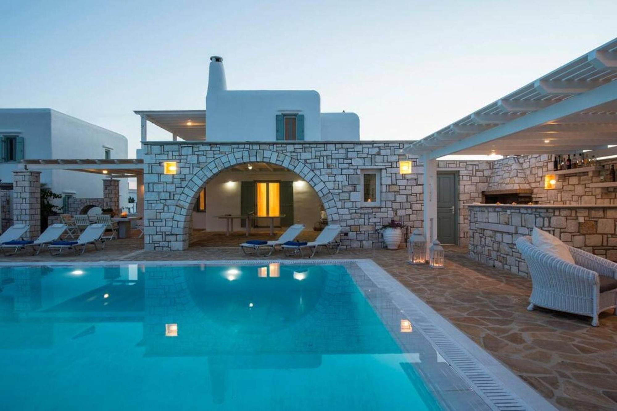 Villa Dionysos In Aliki 外观 照片